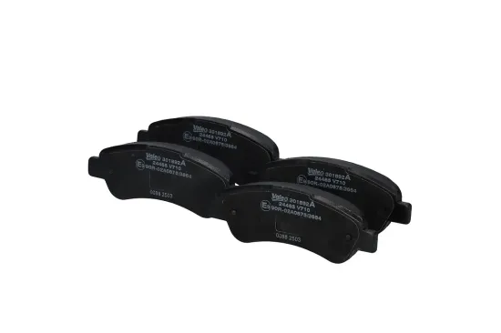 Bremsbelagsatz, Scheibenbremse Hinterachse VALEO 301892A Bild Bremsbelagsatz, Scheibenbremse Hinterachse VALEO 301892A