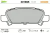Bremsbelagsatz, Scheibenbremse Hinterachse VALEO 301895