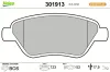 Bremsbelagsatz, Scheibenbremse Vorderachse VALEO 301913