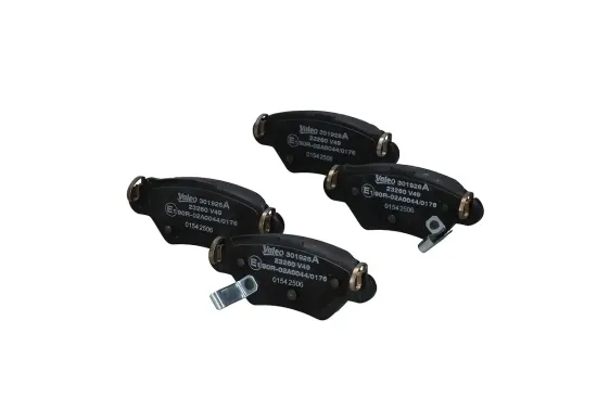 Bremsbelagsatz, Scheibenbremse Hinterachse VALEO 301926A Bild Bremsbelagsatz, Scheibenbremse Hinterachse VALEO 301926A