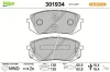 Bremsbelagsatz, Scheibenbremse Vorderachse VALEO 301934