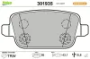Bremsbelagsatz, Scheibenbremse Hinterachse VALEO 301935