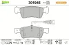 Bremsbelagsatz, Scheibenbremse Hinterachse VALEO 301946