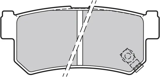Bremsbelagsatz, Scheibenbremse Hinterachse VALEO 301956 Bild Bremsbelagsatz, Scheibenbremse Hinterachse VALEO 301956