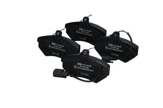 Bremsbelagsatz, Scheibenbremse Vorderachse VALEO 301982A Bild Bremsbelagsatz, Scheibenbremse Vorderachse VALEO 301982A