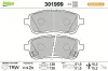 Bremsbelagsatz, Scheibenbremse Vorderachse VALEO 301999
