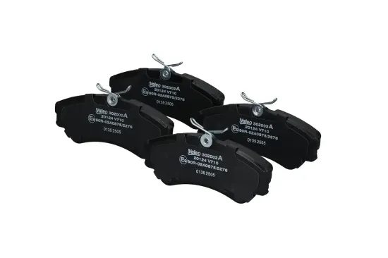 Bremsbelagsatz, Scheibenbremse Vorderachse VALEO 302002A Bild Bremsbelagsatz, Scheibenbremse Vorderachse VALEO 302002A