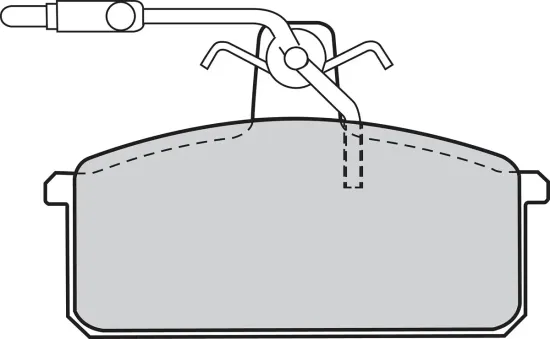 Bremsbelagsatz, Scheibenbremse Vorderachse VALEO 302008 Bild Bremsbelagsatz, Scheibenbremse Vorderachse VALEO 302008