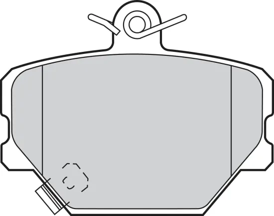 Bremsbelagsatz, Scheibenbremse Vorderachse VALEO 302015 Bild Bremsbelagsatz, Scheibenbremse Vorderachse VALEO 302015