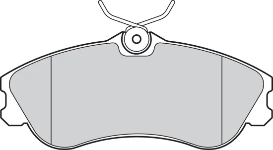 Bremsbelagsatz, Scheibenbremse Vorderachse VALEO 302018 Bild Bremsbelagsatz, Scheibenbremse Vorderachse VALEO 302018