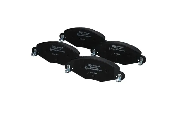 Bremsbelagsatz, Scheibenbremse Vorderachse VALEO 302020A Bild Bremsbelagsatz, Scheibenbremse Vorderachse VALEO 302020A