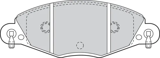 Bremsbelagsatz, Scheibenbremse Vorderachse VALEO 302020 Bild Bremsbelagsatz, Scheibenbremse Vorderachse VALEO 302020