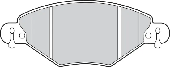 Bremsbelagsatz, Scheibenbremse Vorderachse VALEO 302022 Bild Bremsbelagsatz, Scheibenbremse Vorderachse VALEO 302022