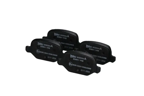 Bremsbelagsatz, Scheibenbremse Hinterachse VALEO 302024A Bild Bremsbelagsatz, Scheibenbremse Hinterachse VALEO 302024A