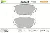 Bremsbelagsatz, Scheibenbremse Vorderachse VALEO 302033