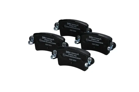 Bremsbelagsatz, Scheibenbremse Hinterachse VALEO 302034A Bild Bremsbelagsatz, Scheibenbremse Hinterachse VALEO 302034A