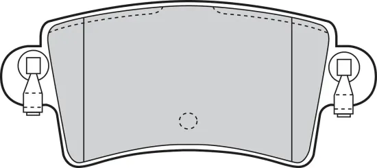 Bremsbelagsatz, Scheibenbremse Hinterachse VALEO 302034 Bild Bremsbelagsatz, Scheibenbremse Hinterachse VALEO 302034