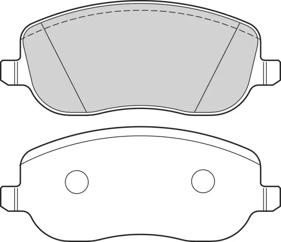 Bremsbelagsatz, Scheibenbremse Vorderachse VALEO 302035 Bild Bremsbelagsatz, Scheibenbremse Vorderachse VALEO 302035
