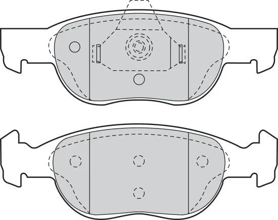Bremsbelagsatz, Scheibenbremse Vorderachse VALEO 302038 Bild Bremsbelagsatz, Scheibenbremse Vorderachse VALEO 302038
