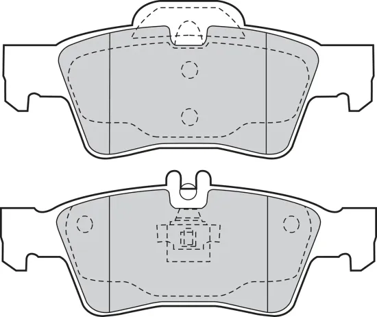 Bremsbelagsatz, Scheibenbremse Hinterachse VALEO 302039 Bild Bremsbelagsatz, Scheibenbremse Hinterachse VALEO 302039