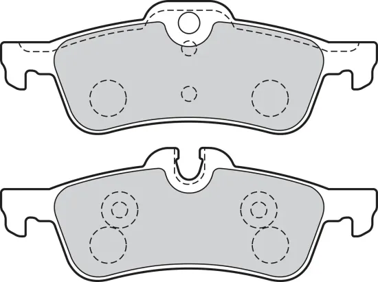 Bremsbelagsatz, Scheibenbremse Hinterachse VALEO 302040 Bild Bremsbelagsatz, Scheibenbremse Hinterachse VALEO 302040