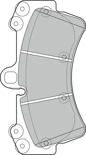 Bremsbelagsatz, Scheibenbremse Vorderachse VALEO 302043 Bild Bremsbelagsatz, Scheibenbremse Vorderachse VALEO 302043