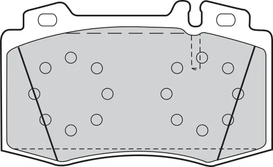 Bremsbelagsatz, Scheibenbremse Vorderachse VALEO 302044 Bild Bremsbelagsatz, Scheibenbremse Vorderachse VALEO 302044