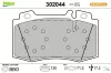 Bremsbelagsatz, Scheibenbremse Vorderachse VALEO 302044 Bild Bremsbelagsatz, Scheibenbremse Vorderachse VALEO 302044