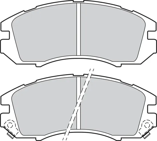 Bremsbelagsatz, Scheibenbremse Vorderachse VALEO 302048 Bild Bremsbelagsatz, Scheibenbremse Vorderachse VALEO 302048