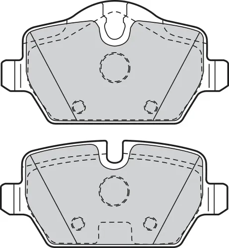 Bremsbelagsatz, Scheibenbremse Hinterachse VALEO 302051 Bild Bremsbelagsatz, Scheibenbremse Hinterachse VALEO 302051