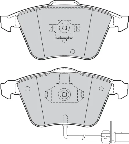 Bremsbelagsatz, Scheibenbremse Vorderachse VALEO 302056 Bild Bremsbelagsatz, Scheibenbremse Vorderachse VALEO 302056
