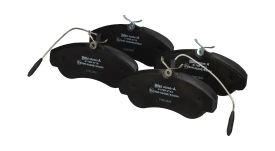 Bremsbelagsatz, Scheibenbremse Vorderachse VALEO 302061A Bild Bremsbelagsatz, Scheibenbremse Vorderachse VALEO 302061A