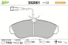 Bremsbelagsatz, Scheibenbremse Vorderachse VALEO 302061 Bild Bremsbelagsatz, Scheibenbremse Vorderachse VALEO 302061