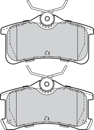 Bremsbelagsatz, Scheibenbremse Hinterachse VALEO 302066 Bild Bremsbelagsatz, Scheibenbremse Hinterachse VALEO 302066