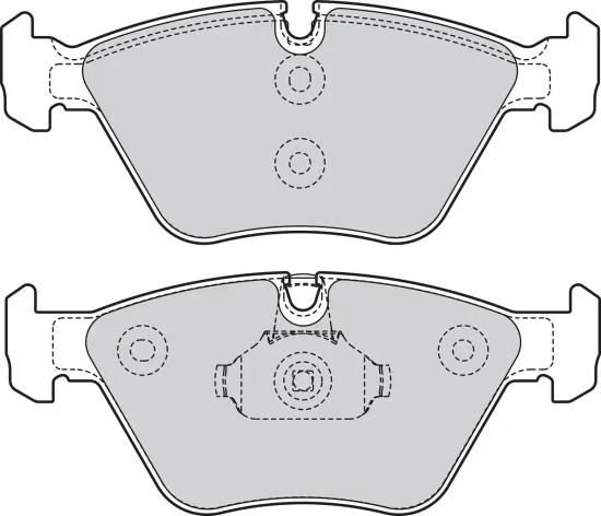 Bremsbelagsatz, Scheibenbremse Vorderachse VALEO 302067 Bild Bremsbelagsatz, Scheibenbremse Vorderachse VALEO 302067