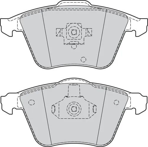 Bremsbelagsatz, Scheibenbremse Vorderachse VALEO 302068 Bild Bremsbelagsatz, Scheibenbremse Vorderachse VALEO 302068