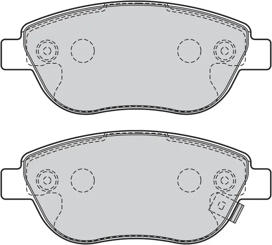 Bremsbelagsatz, Scheibenbremse Vorderachse VALEO 302069 Bild Bremsbelagsatz, Scheibenbremse Vorderachse VALEO 302069