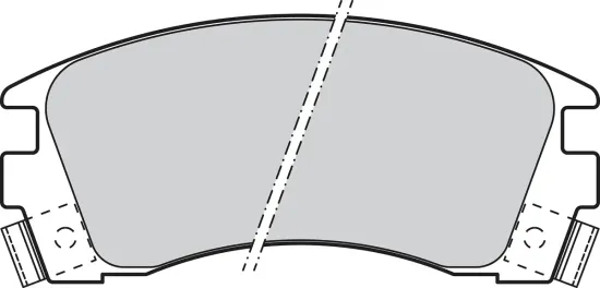 Bremsbelagsatz, Scheibenbremse Vorderachse VALEO 302070 Bild Bremsbelagsatz, Scheibenbremse Vorderachse VALEO 302070