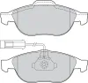 Bremsbelagsatz, Scheibenbremse Vorderachse VALEO 302074 Bild Bremsbelagsatz, Scheibenbremse Vorderachse VALEO 302074