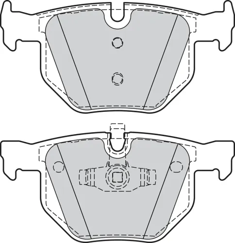 Bremsbelagsatz, Scheibenbremse Hinterachse VALEO 302075 Bild Bremsbelagsatz, Scheibenbremse Hinterachse VALEO 302075