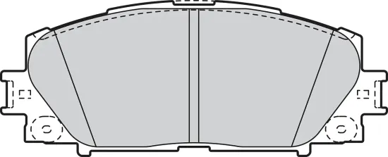 Bremsbelagsatz, Scheibenbremse Vorderachse VALEO 302076 Bild Bremsbelagsatz, Scheibenbremse Vorderachse VALEO 302076