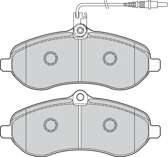 Bremsbelagsatz, Scheibenbremse Vorderachse VALEO 302078 Bild Bremsbelagsatz, Scheibenbremse Vorderachse VALEO 302078