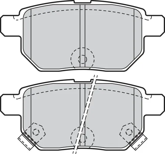 Bremsbelagsatz, Scheibenbremse Hinterachse VALEO 302085 Bild Bremsbelagsatz, Scheibenbremse Hinterachse VALEO 302085
