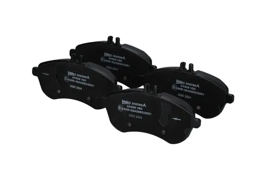 Bremsbelagsatz, Scheibenbremse Vorderachse VALEO 302088A Bild Bremsbelagsatz, Scheibenbremse Vorderachse VALEO 302088A