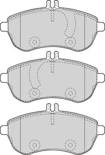 Bremsbelagsatz, Scheibenbremse Vorderachse VALEO 302088 Bild Bremsbelagsatz, Scheibenbremse Vorderachse VALEO 302088