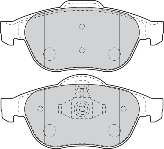Bremsbelagsatz, Scheibenbremse Vorderachse VALEO 302096 Bild Bremsbelagsatz, Scheibenbremse Vorderachse VALEO 302096