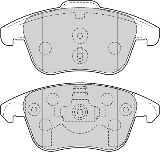 Bremsbelagsatz, Scheibenbremse Vorderachse VALEO 302099 Bild Bremsbelagsatz, Scheibenbremse Vorderachse VALEO 302099