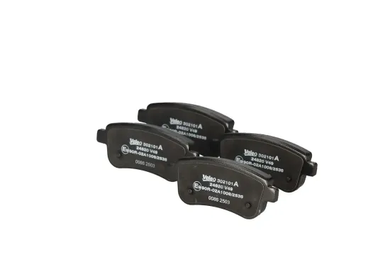 Bremsbelagsatz, Scheibenbremse Hinterachse VALEO 302101A Bild Bremsbelagsatz, Scheibenbremse Hinterachse VALEO 302101A