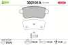 Bremsbelagsatz, Scheibenbremse Hinterachse VALEO 302101A