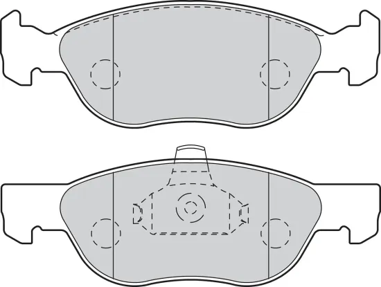 Bremsbelagsatz, Scheibenbremse Vorderachse VALEO 302104 Bild Bremsbelagsatz, Scheibenbremse Vorderachse VALEO 302104